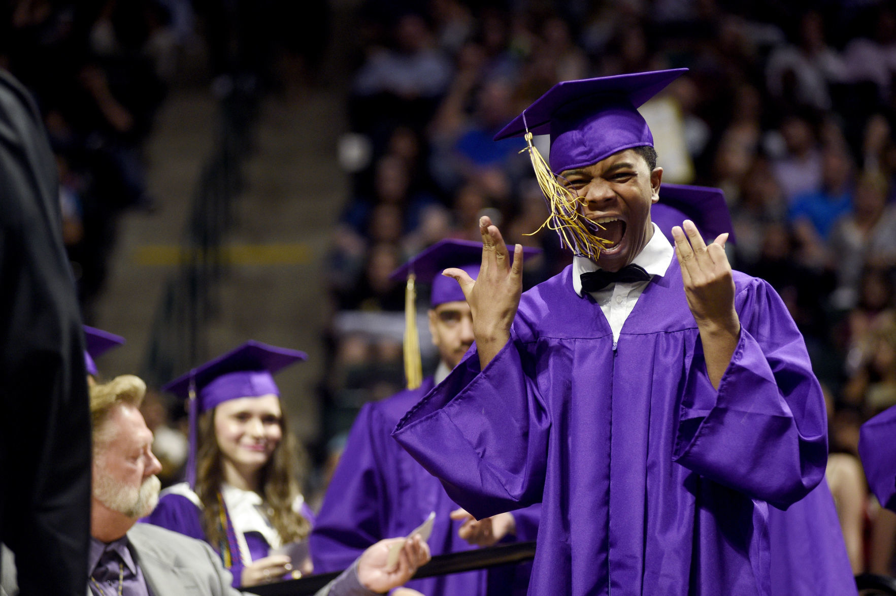 Denton High School graduation